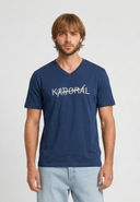 RALY Slim Fit Stretch Cotton Short-Sleeve T-Shirt - Navy