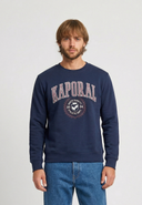 Sweatshirt regular bleu marine coton polyester RAMS
