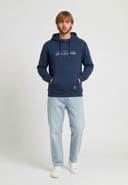 Sweat à capuche bleu marine RANKO