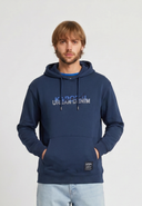 Sweat à capuche bleu marine RANKO