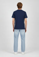 T-shirt manches courtes regular bleu marine coton RAZ