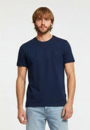 T-shirt bleu marine en coton RIFT