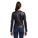 SUZETTE Leather Jacket - Black