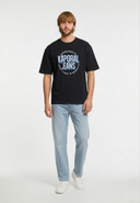 TYLER Regular Fit Cotton Short-Sleeve T-Shirt - Black