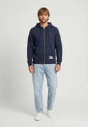 Sweat zippé bleu marine KOBY, homme – vue 1