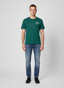 T-shirt manches courtes regular vert coton VADI