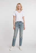 Jean bleu clair en coton KARA, femme – vue 1