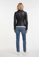 Perfecto noir délavé en cuir ROXETTE 2