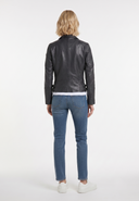 Perfecto noir en cuir FREDDIE, femme – vue 3