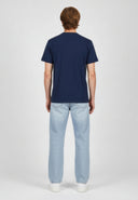 T-shirt manches courtes regular bleu marine coton ROBIN